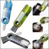 3in1 Bottle, Tumbler, and Crevice Cleaning Brush Nylon, Silicone, Stainless Steel Efficient MultiSurface Cleaning Tool- Furaha Finds Kenya