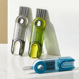 3in1 Bottle, Tumbler, and Crevice Cleaning Brush Nylon, Silicone, Stainless Steel Efficient MultiSurface Cleaning Tool- Furaha Finds Kenya