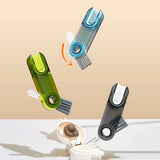 3in1 Bottle, Tumbler, and Crevice Cleaning Brush Nylon, Silicone, Stainless Steel Efficient MultiSurface Cleaning Tool- Furaha Finds Kenya