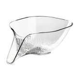 Sink Strainer Drainer Basket Colander Multi Functional Sink Rinse & Drain Basket Clear Grey- Furaha Finds Kenya
