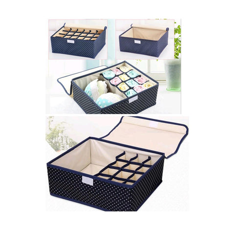 13 Grid Undergarment Organizer 3in1 Closet Organizer with Lid Moisture Proof & Dust Proof- Furaha Finds Kenya