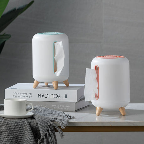 Vertical Ventilation Serviette or Tissue Holder Available in White+Blue & White+Pink Stylish Tissue Dispenser