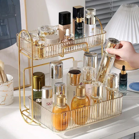 Furaha Finds Acrylic Double-Layer Cosmetic Organizer