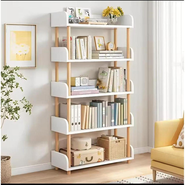 Modern Style Isobel Bookshelf Sleek & Versatile Design Height 141cm x Depth 60cm x Width 24cm