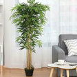 Furaha Finds Real Touch High Quality Bamboo Plant 210cm tall artificial indoor tree for home, office, hotel, and event decoration.
