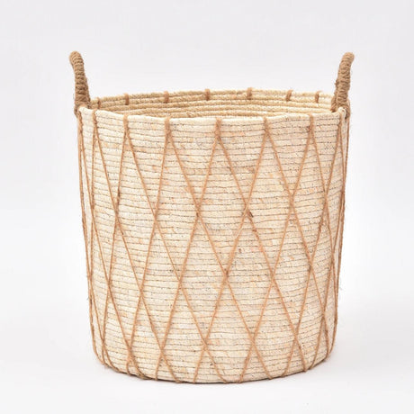 Furaha Finds Set of 3 Handmade Stackable Baskets  Stylish Home Storage