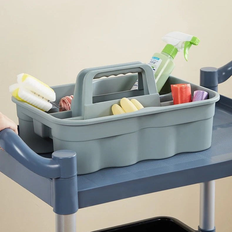 Handheld Plastic Cleaning Utility Caddy Organizer | 35.5x24.5x18cm (LxWxH)