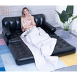 5 in 1 Bestway Inflatable Pullout Sofa + Free Electric Pump(1.88m x 64cm x 1.52m)