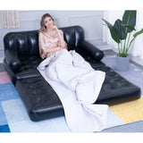 5 in 1 Bestway Inflatable Pullout Sofa + Free Electric Pump(1.88m x 64cm x 1.52m)