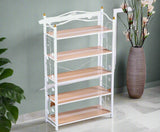 5 Layer Heavy Duty Shoe Rack Wood & Metal Durable & Easy to Assemble