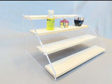 Furaha finds 4 Tier bamboo & acrylic  stand