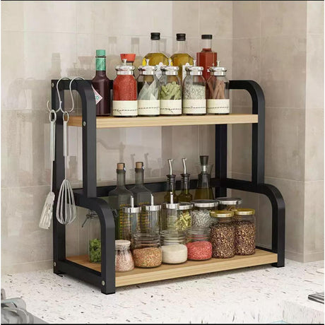 Stainless Steel Kitchen Storage Rack Multi-Layer Countertop Organizer
