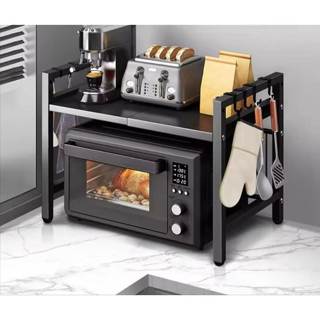 Heavy Duty Adjustable Microwave Stand | Stainless Steel, Scratch & Rust Resistant
