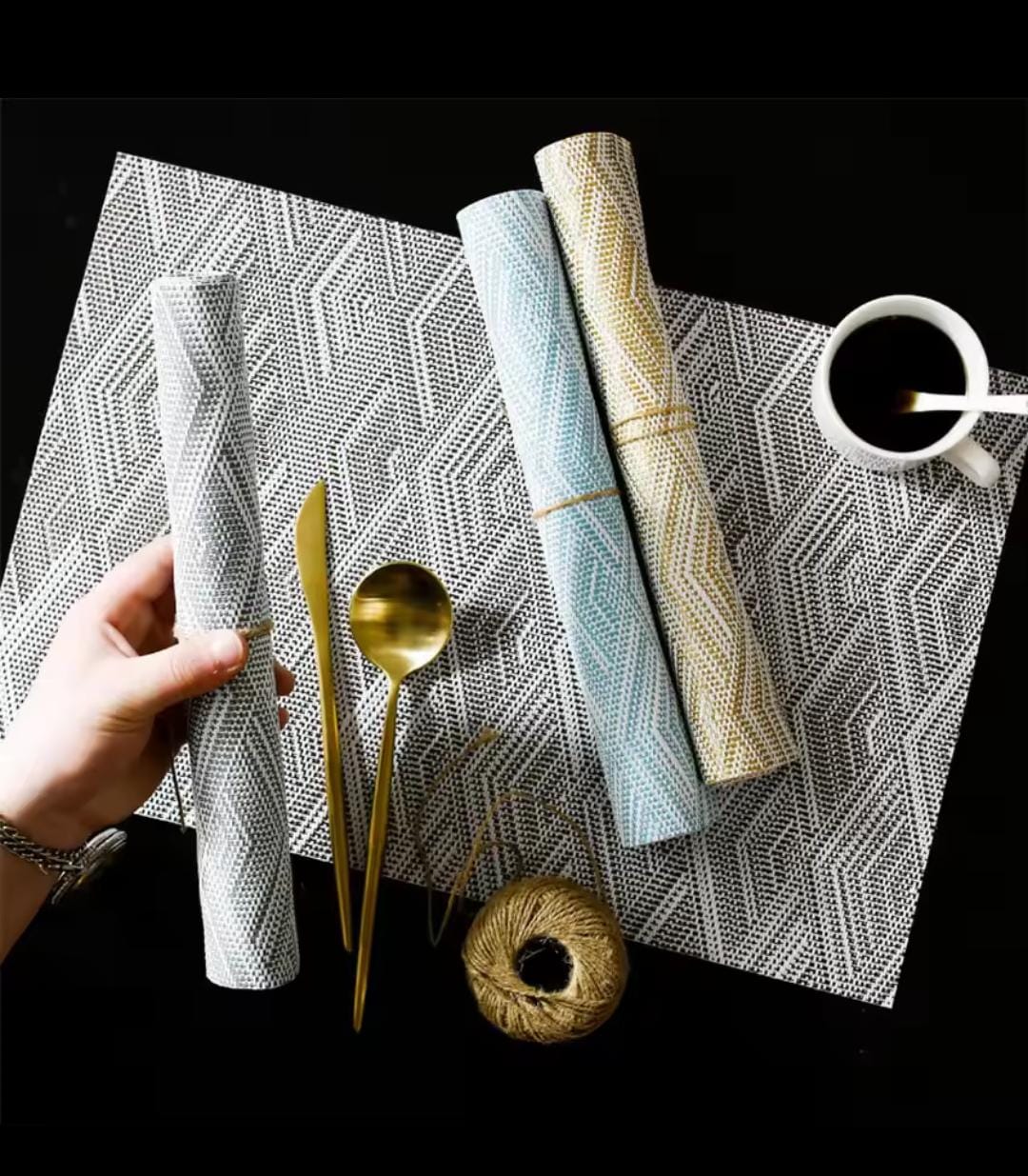Furaha Finds High Quality Table Mats Set 