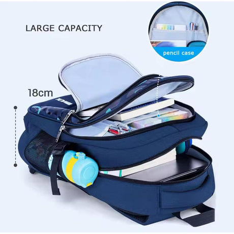 Large Kids School Bag Waterproof Backpack for Boys and Girls