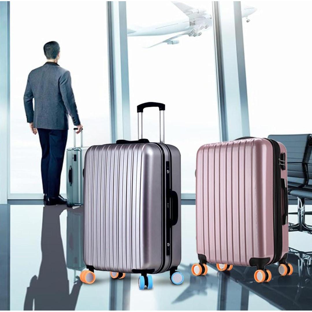 Silicone Luggage Wheel Covers 8pcs Set Anti Scratch Suitcase Wheel Protectors- Furaha Finds Kenya