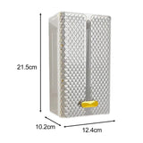 Furaha Finds Luxury Diamond Acrylic Tissue Box  Wall mounted and tabletop tissue holder with an elegant design for home and office décor.