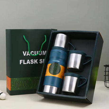 4 in 1 Vacuum Flask Set Durable & Portable Design