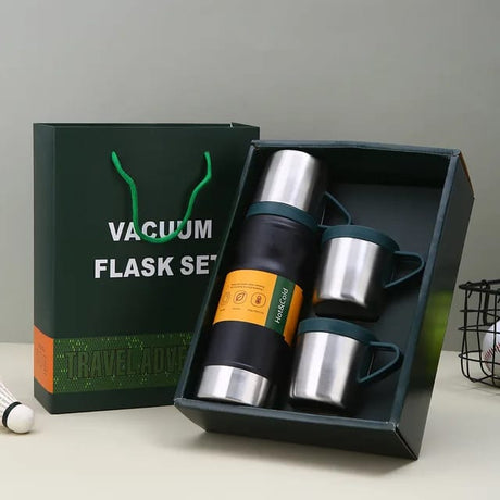 4 in 1 Vacuum Flask Set Durable & Portable Design