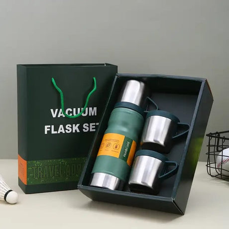 4 in 1 Vacuum Flask Set Durable & Portable Design