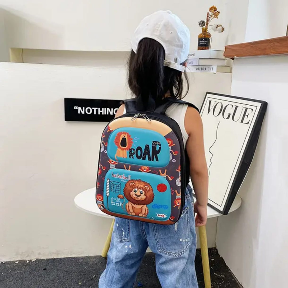Cartoon Themed School Bags Backpacks Fun & Durable For Kids