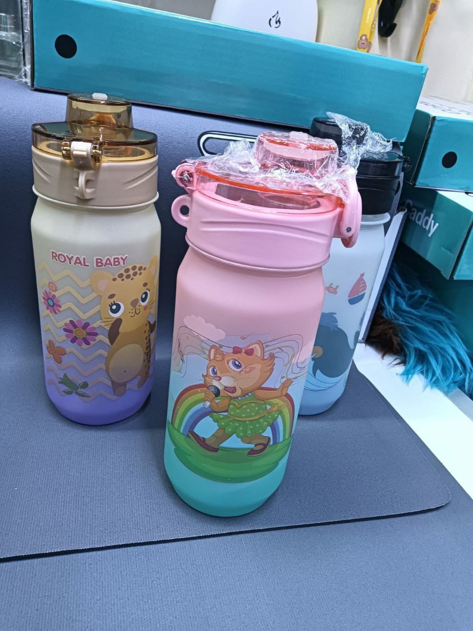 Kids Cartoon Sippy Water Bottle