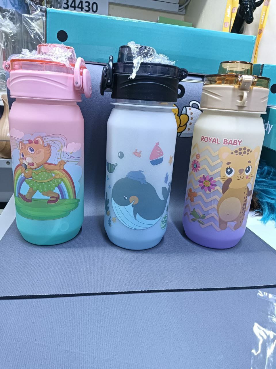 Kids Cartoon Sippy Water Bottle