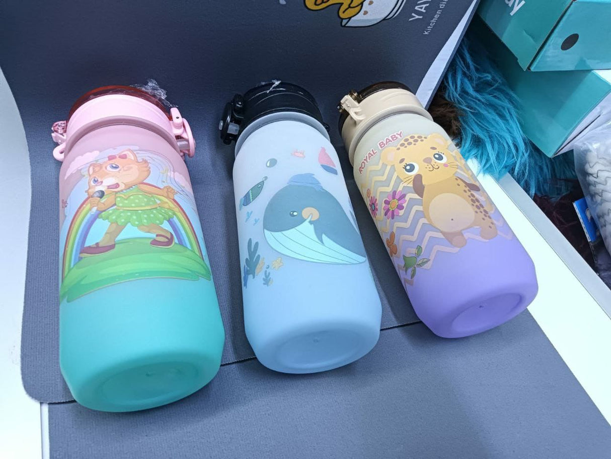 Kids Cartoon Sippy Water Bottle