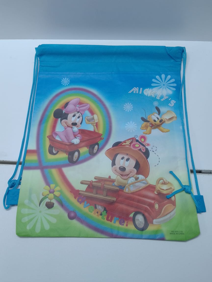 Kids Cartoon Themed Drawstring Swimming Bags