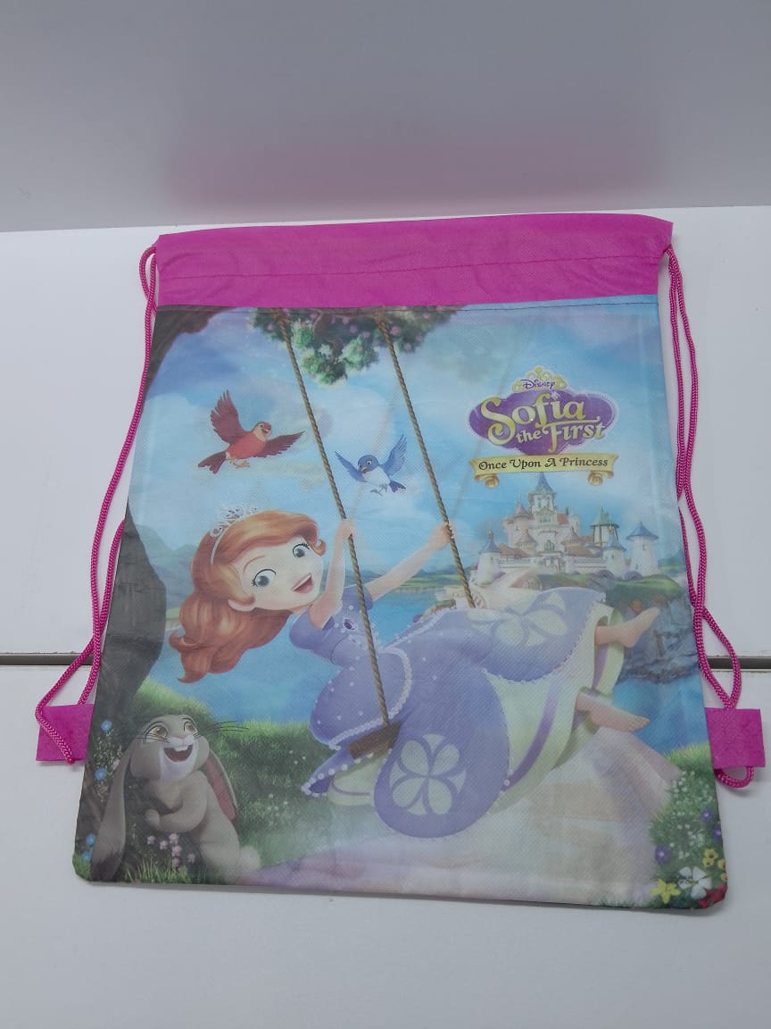 Kids Cartoon Themed Drawstring Swimming Bags