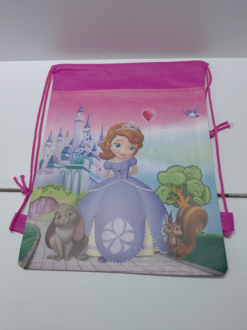Kids Cartoon Themed Drawstring Swimming Bags