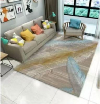 Furaha Finds durable fabric 3D carpet soft comfortable and stylish for home decor
