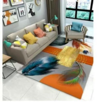 Furaha Finds durable fabric 3D carpet soft comfortable and stylish for home decor
