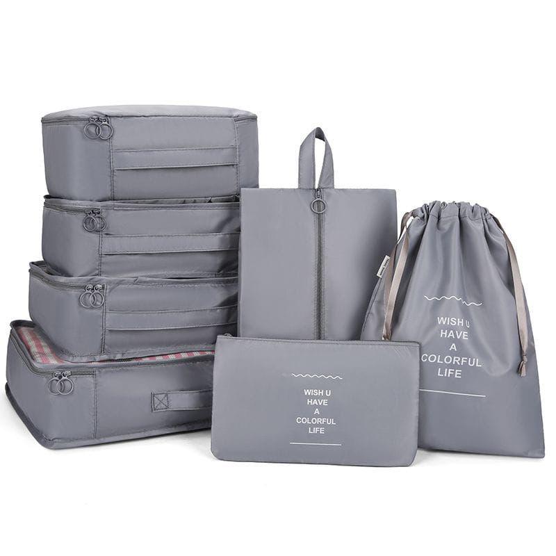 7pcs Luggage Travel Organizers for Suitcase – Oxford Fabric with Double Zips