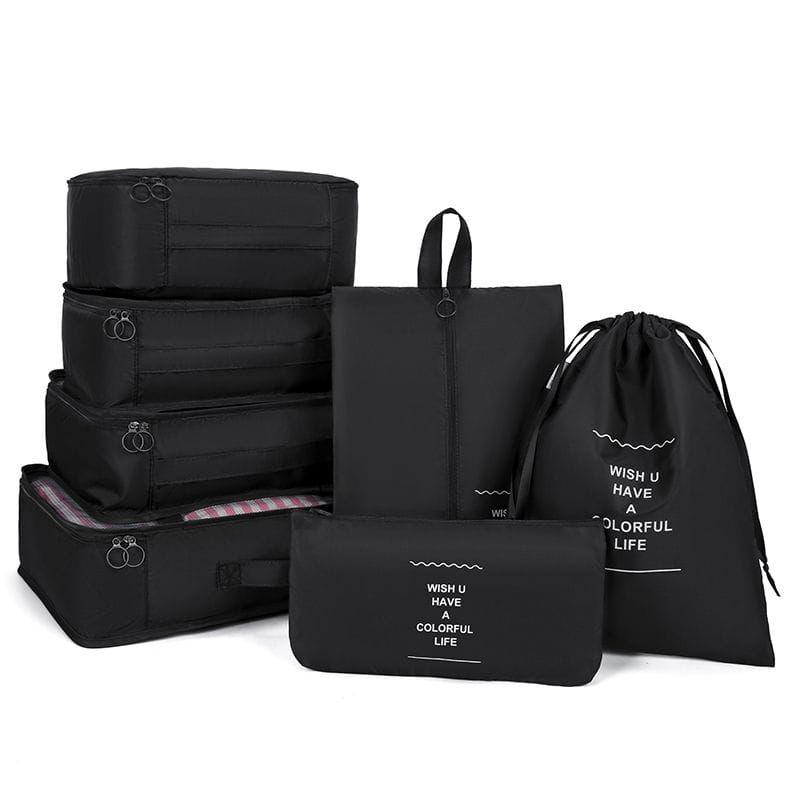 7pcs Luggage Travel Organizers for Suitcase – Oxford Fabric with Double Zips