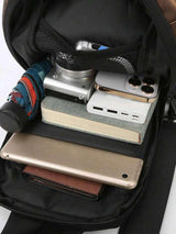 Anti-Theft Chest Cross Shoulder Bag with USB Charging and Water Resistance