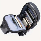 Anti-Theft Chest Cross Shoulder Bag with USB Charging and Water Resistance