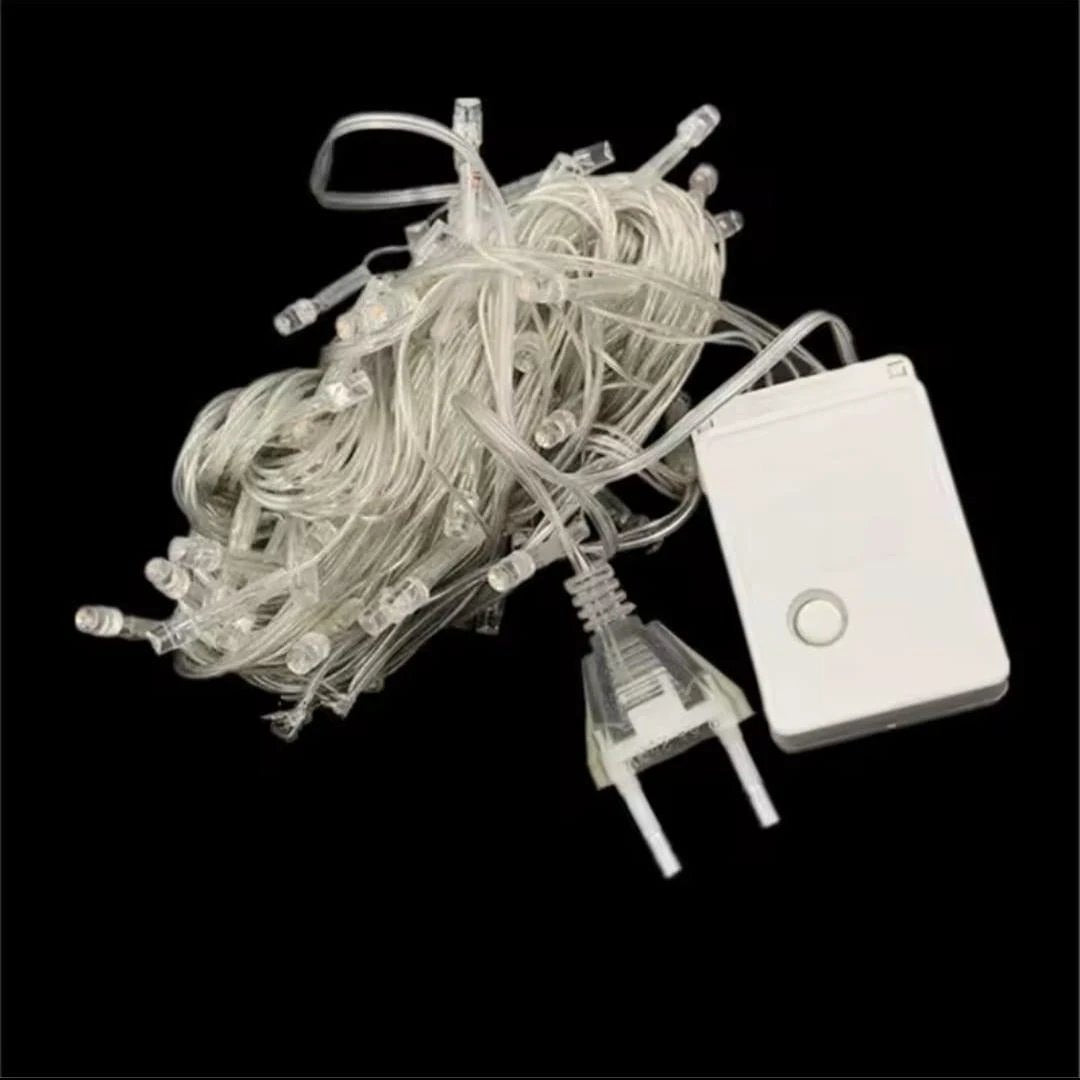 Christmas LED Lights 10 Meters - 100 Lights Warm White Waterproof Home Décor Light Ropes & Strings