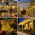 Christmas LED Lights 10 Meters - 100 Lights Warm White Waterproof Home Décor Light Ropes & Strings