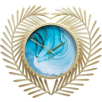 Elegant Vintage Double-Circle Gold Metal Wall Clock - Abstract Nordic Design Home Décor Wall Clocks