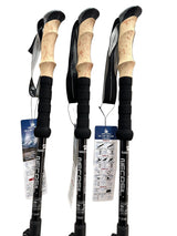 Necasil Hiking Poles - Adjustable Aluminum with EVA Foam Grip & Free Carrier Bag