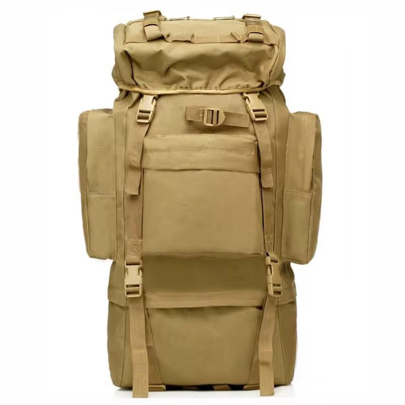 70L Outdoor Tactical Rucksack - Waterproof Oxford 900D with Metallic Frame