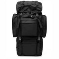 70L Outdoor Tactical Rucksack - Waterproof Oxford 900D with Metallic Frame Sports & Fitness Hiking Backpacks