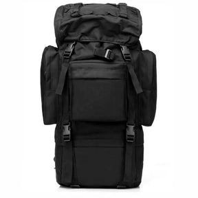 70L Outdoor Tactical Rucksack - Waterproof Oxford 900D with Metallic Frame Sports & Fitness Hiking Backpacks