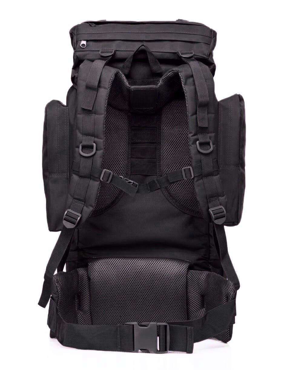 70L Outdoor Tactical Rucksack - Waterproof Oxford 900D with Metallic Frame