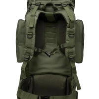 70L Outdoor Tactical Rucksack - Waterproof Oxford 900D with Metallic Frame Sports & Fitness Hiking Backpacks