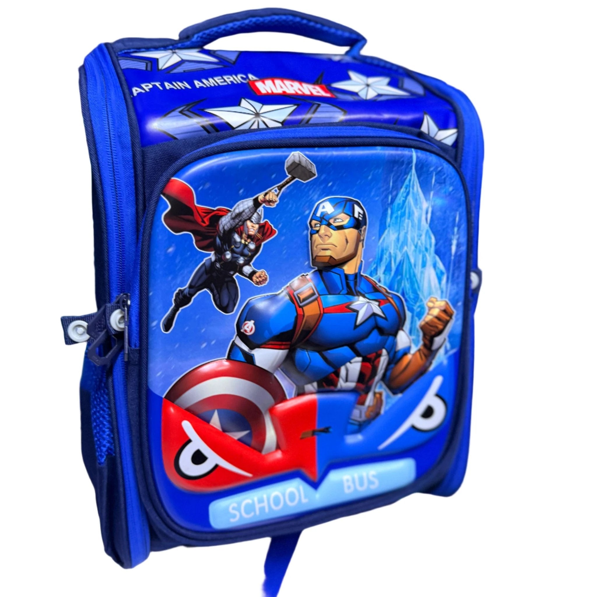 Cartoon Themed Box Bags - Kids Favorite Characters for Grade 1-6 Bags & Accessories School Backpacks