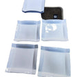 Ceramic Square Wavy Dinner Plates – 10-Inch Modern Set of 6 dinner plates Plates