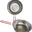 Stainless Steel Strainer with Silicone Handle – 25.5cm Fine Mesh Kitchen Sieve
