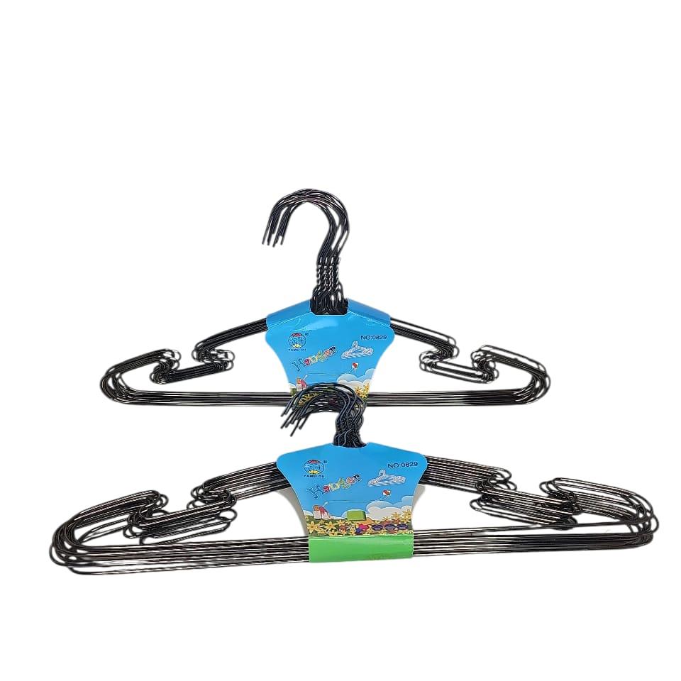 10-Piece Metal Cloth Hanger Set – Durable Non-Slip Clothing Hangers
